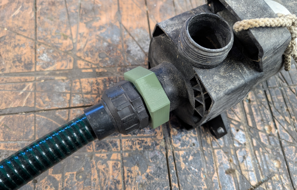 Adapter 1 ¼" to 1 ¼" male thread / Aussengewinde