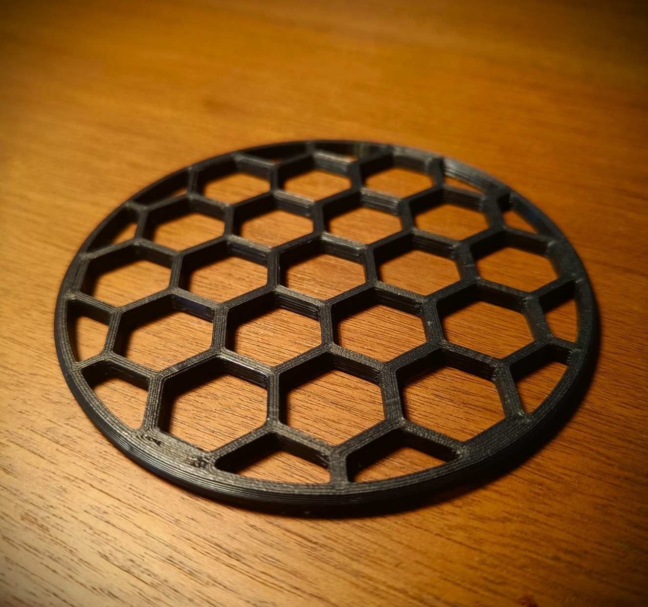 Miniatura 5 do modelo 3D Stackable hex coasters