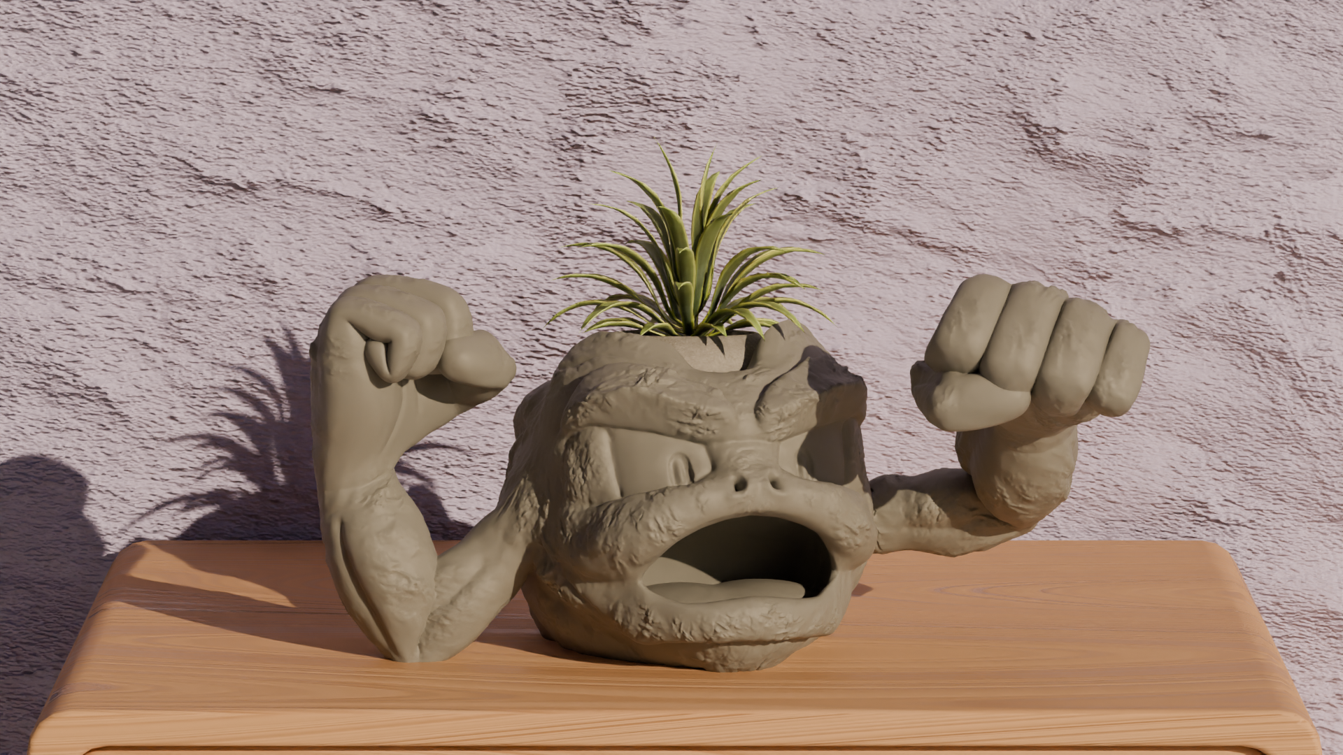 Geodude - Pokemon Pot Plant