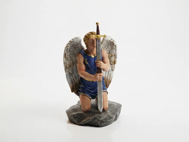 Fallen Angel Statue Fantasy Mythology 3D Printable