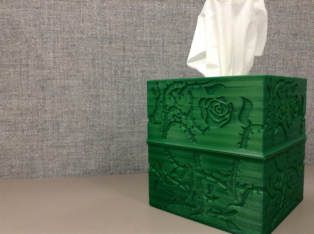 Brier Rose Tissue Box 3D model by Bethany Weeks