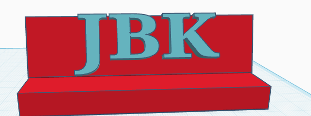 JBK Logo 3D model by JBK1201