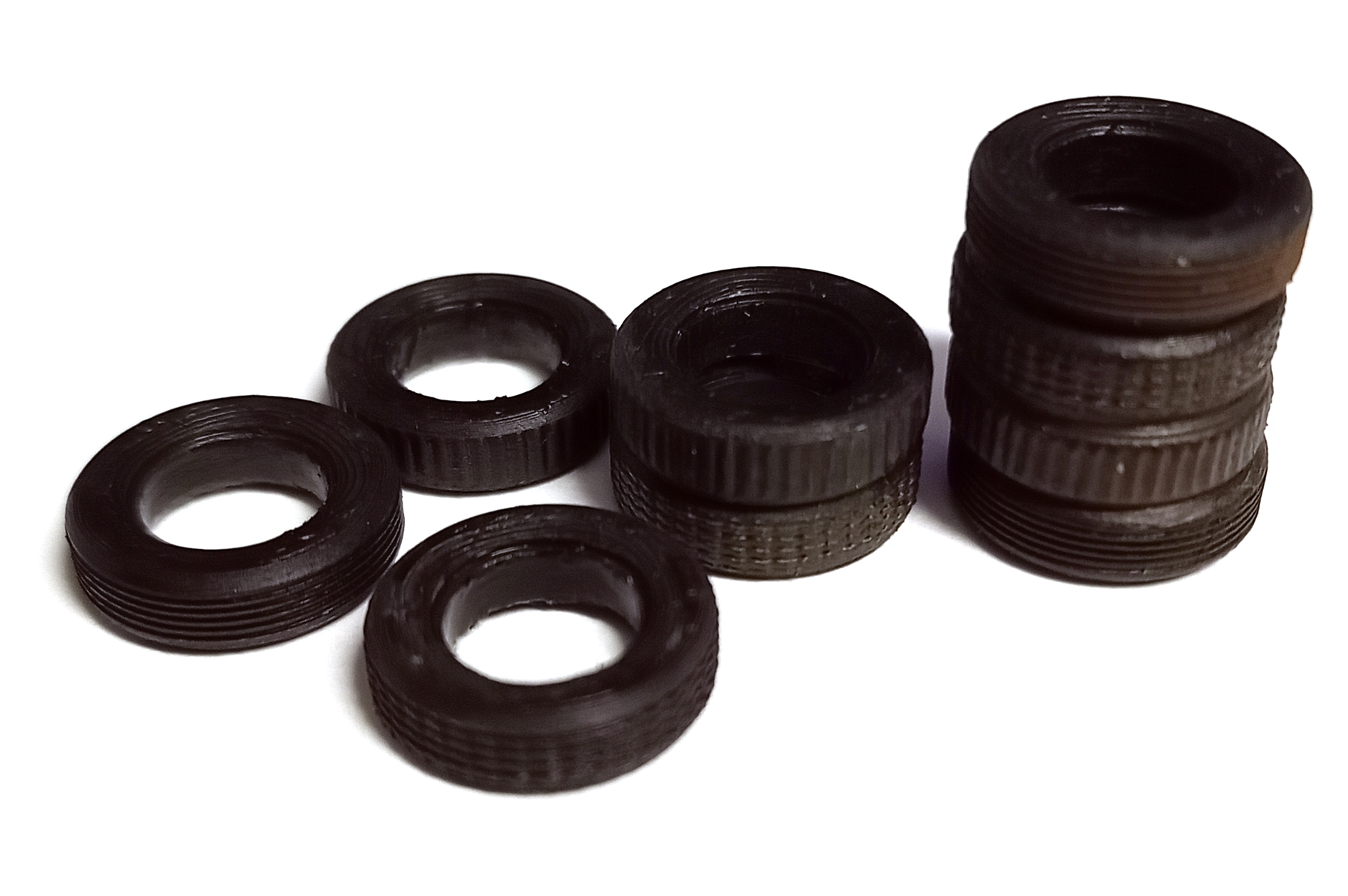 12 mm tires for Fallout diorama