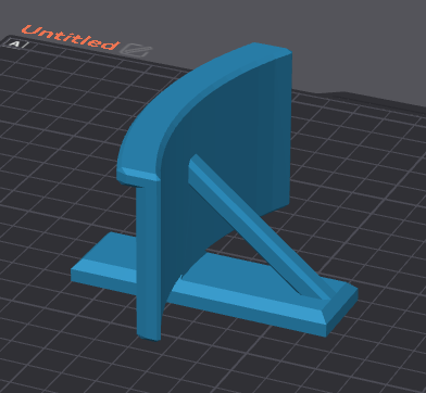 Headphone Holder (command strip)
