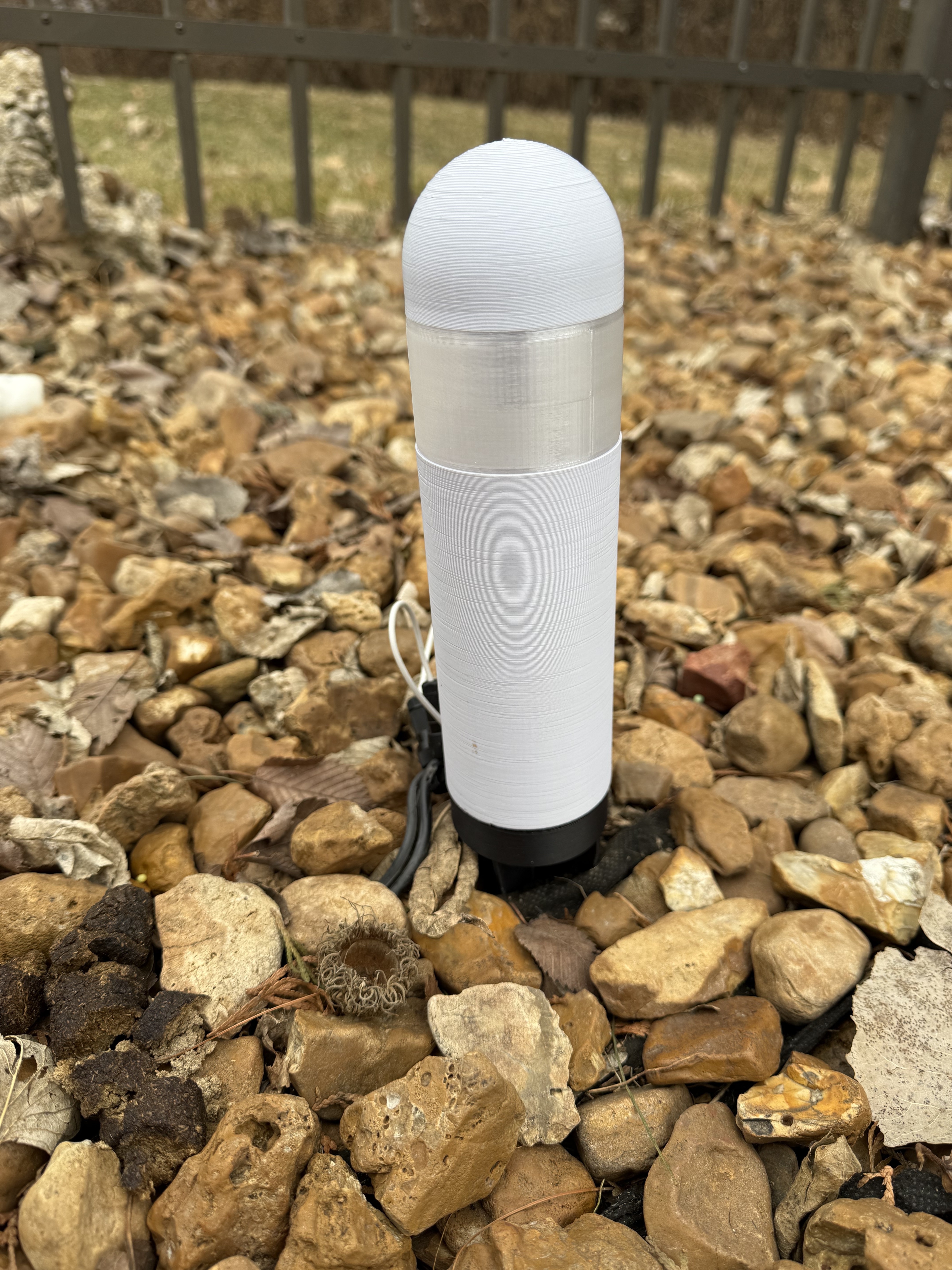 Outdoor Low Voltage 12V Bollard-Style Pathway Light