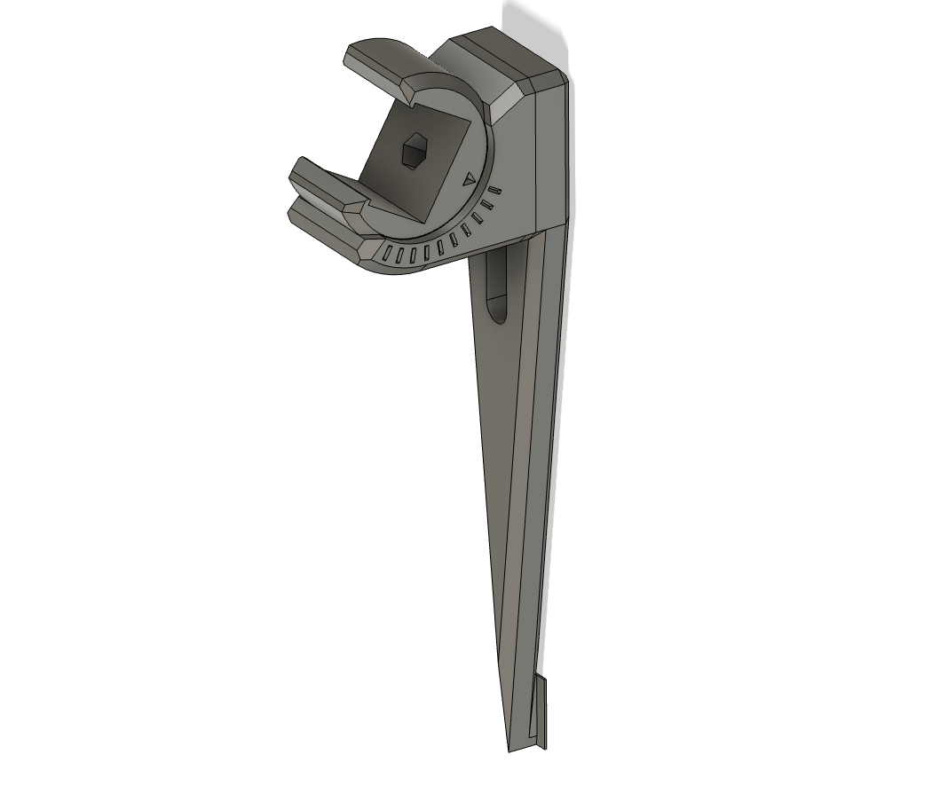Pivoting LED Channel Mount