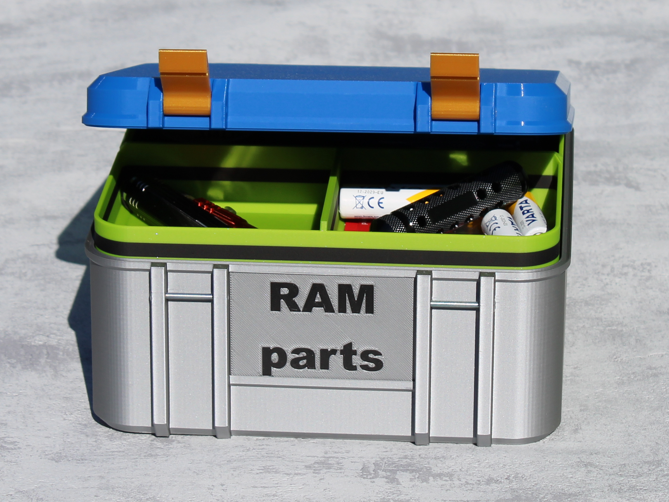 Miniatura 2 do modelo 3D FlexiBox - modular toolbox with trays