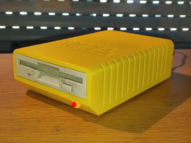 Greaseweazle v4.1 case for 3.5" disk drive (improved)