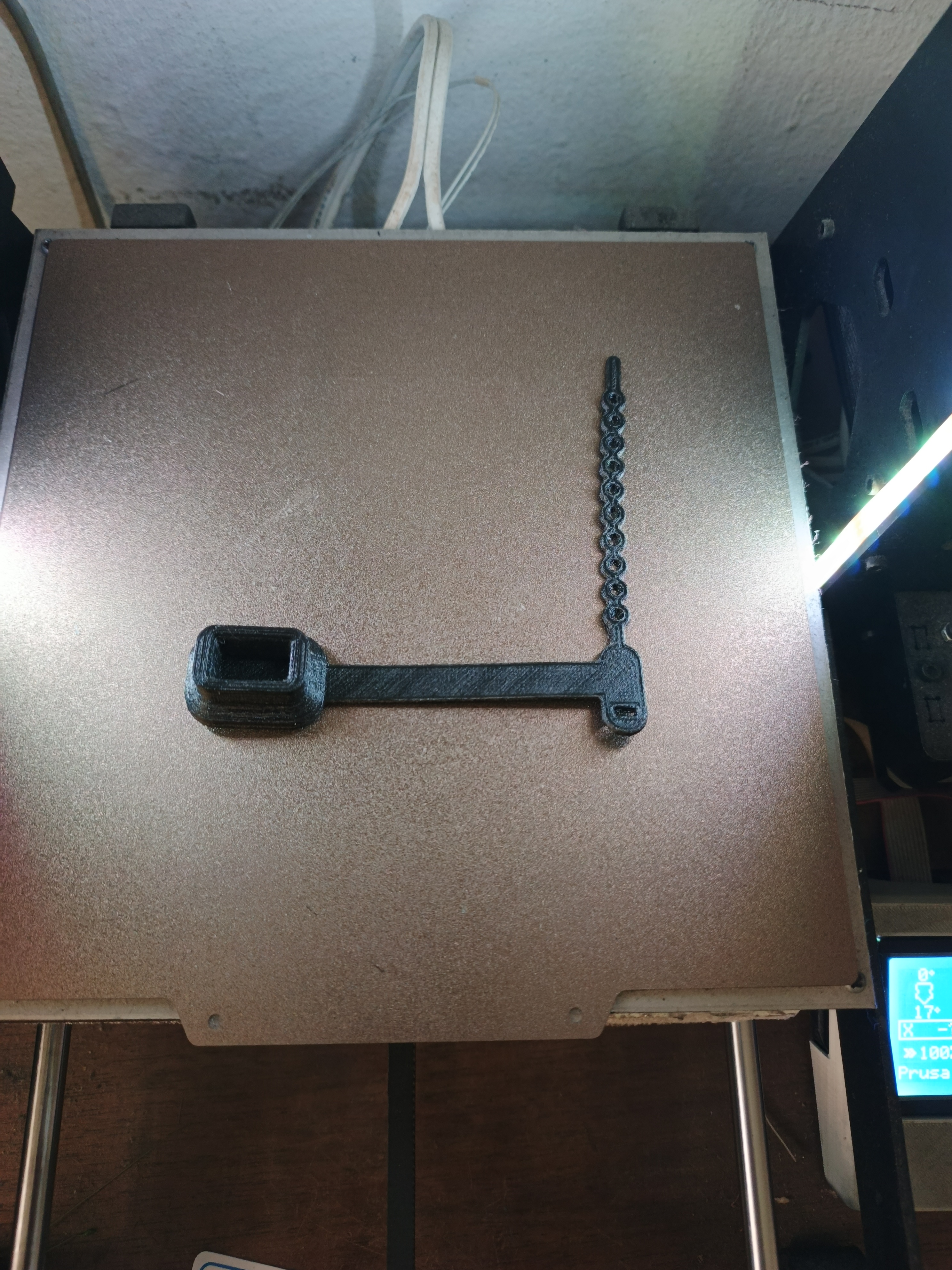 Cap female usb with zip tie 3D model thumbnail