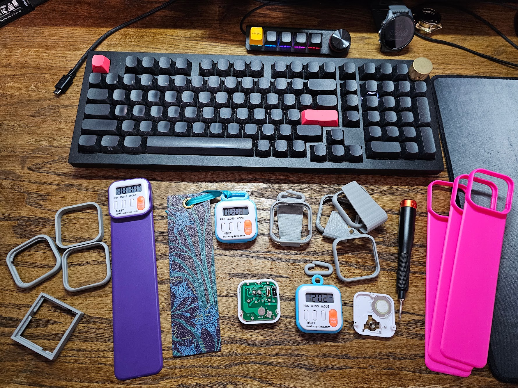 Mark My Time Custom Bookmark Case
