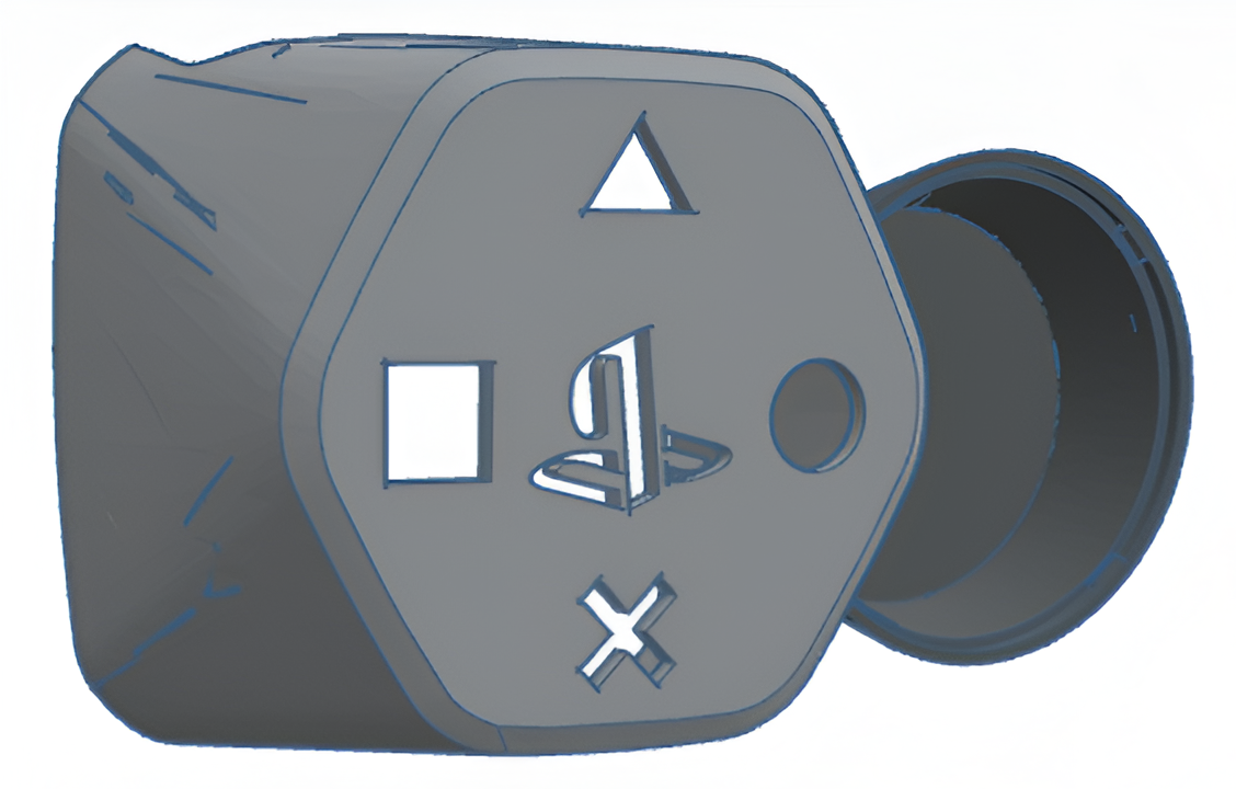 Cooler Master: Elite Liquid custom pump cover playstation theme.