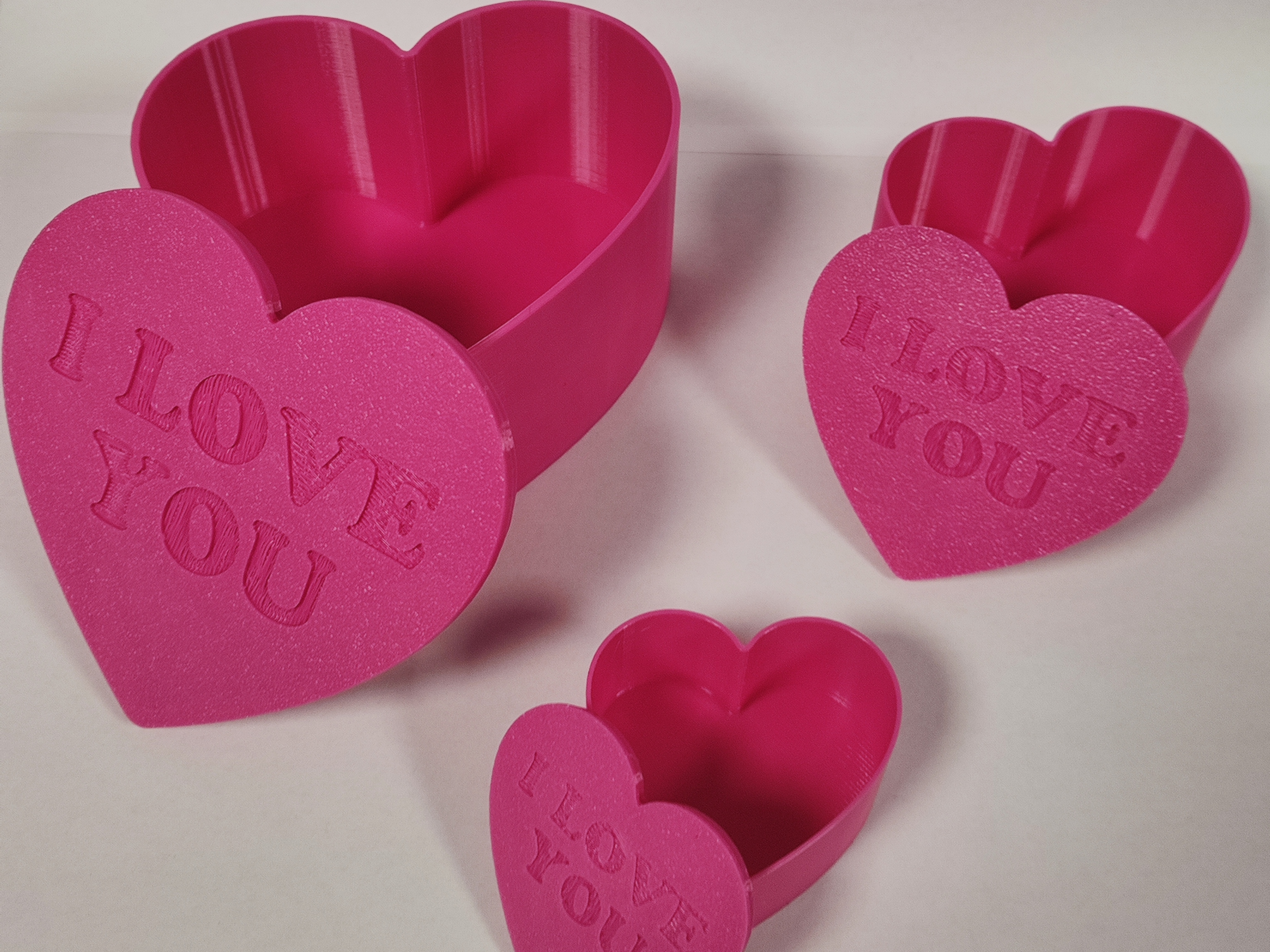 "I LOVE YOU" Heart Gift Box Set | 3 Sizes