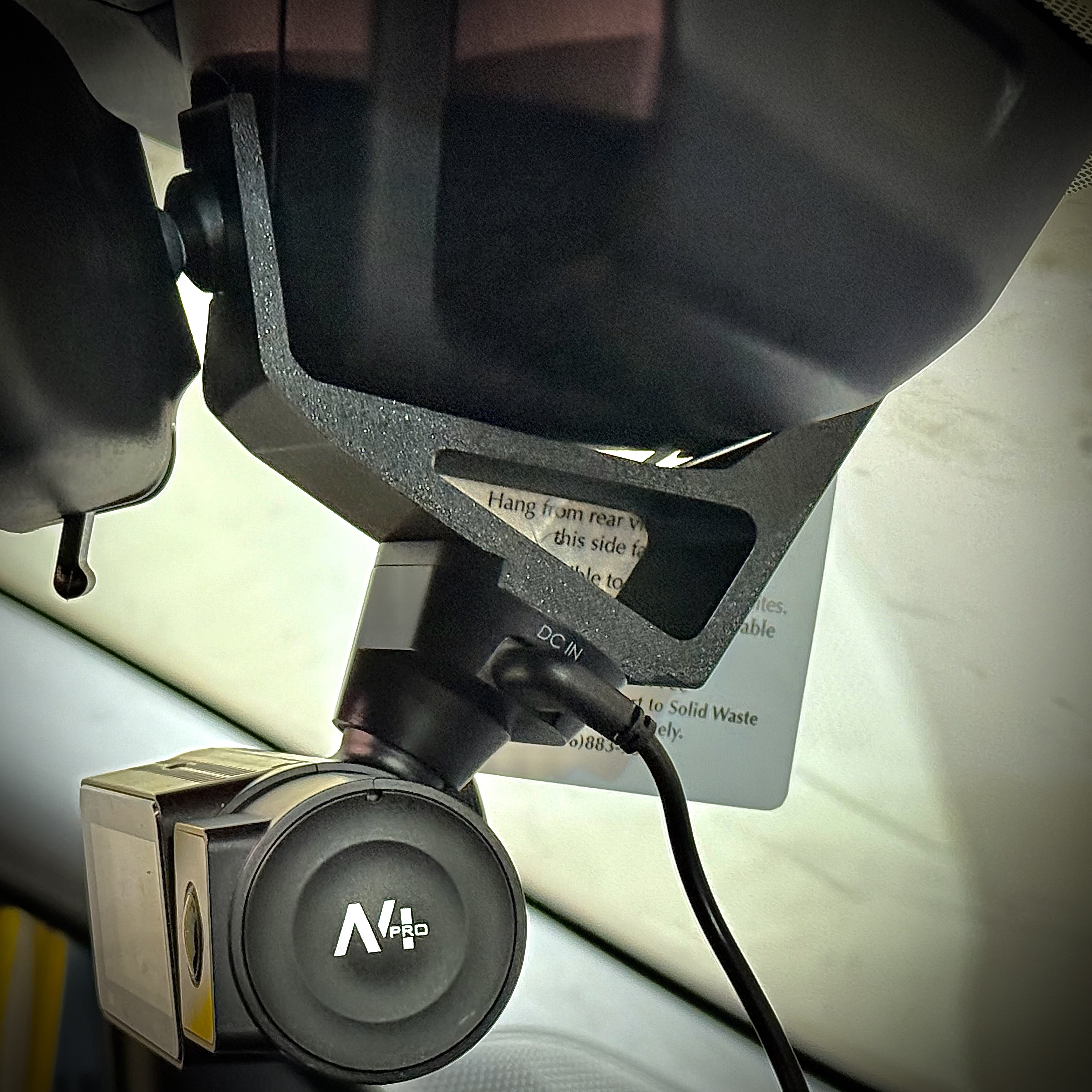Vantrue Dashcam mirror bracket, Ford Ranger