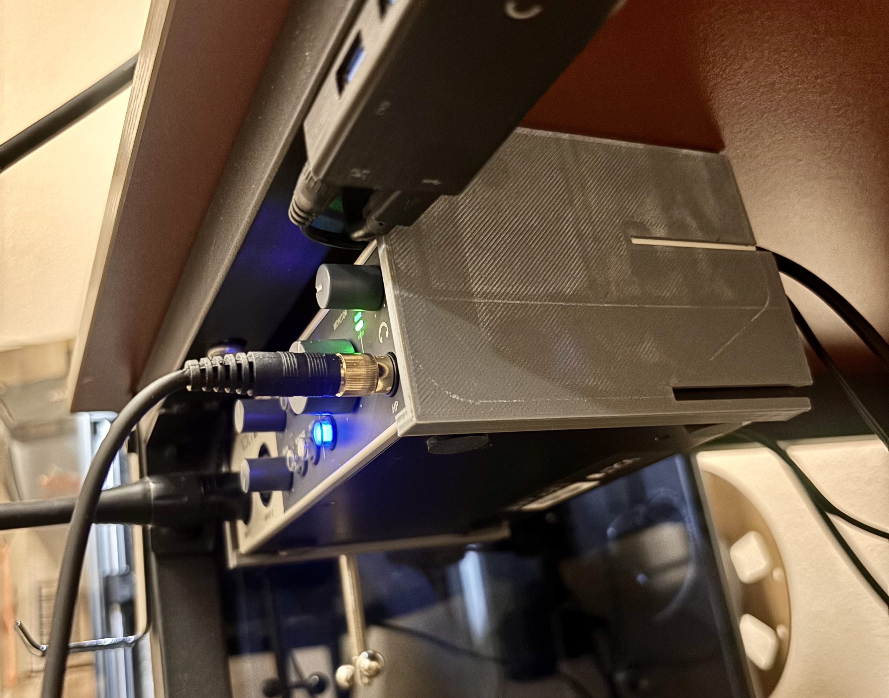 Universal Audio UA Volt 2 Audio Interface Under-desk Mount