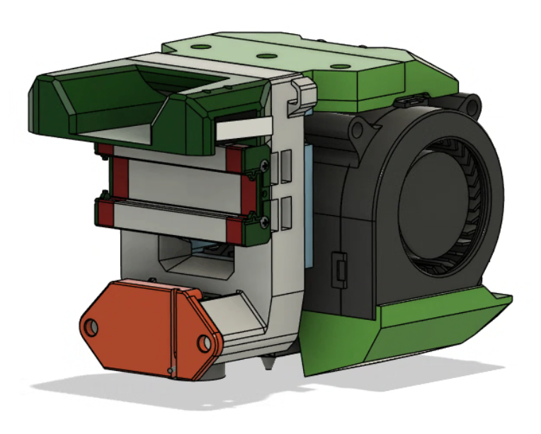Toolhead holder and other modded parts for Cronis E3NG mod