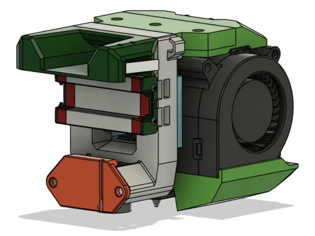 Toolhead holder and other modded parts for Cronis E3NG mod