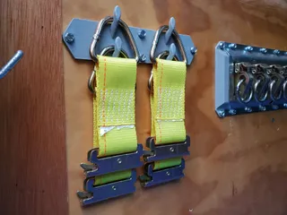 D ring strap holder V2 for E-track