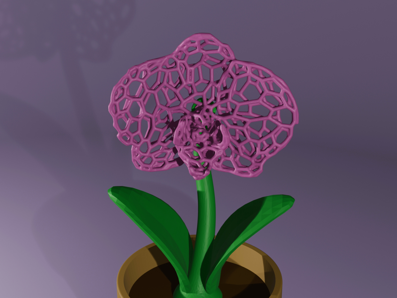 Multi Part Voronoi Orchid