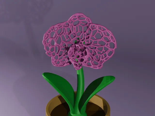Multi Part Voronoi Orchid