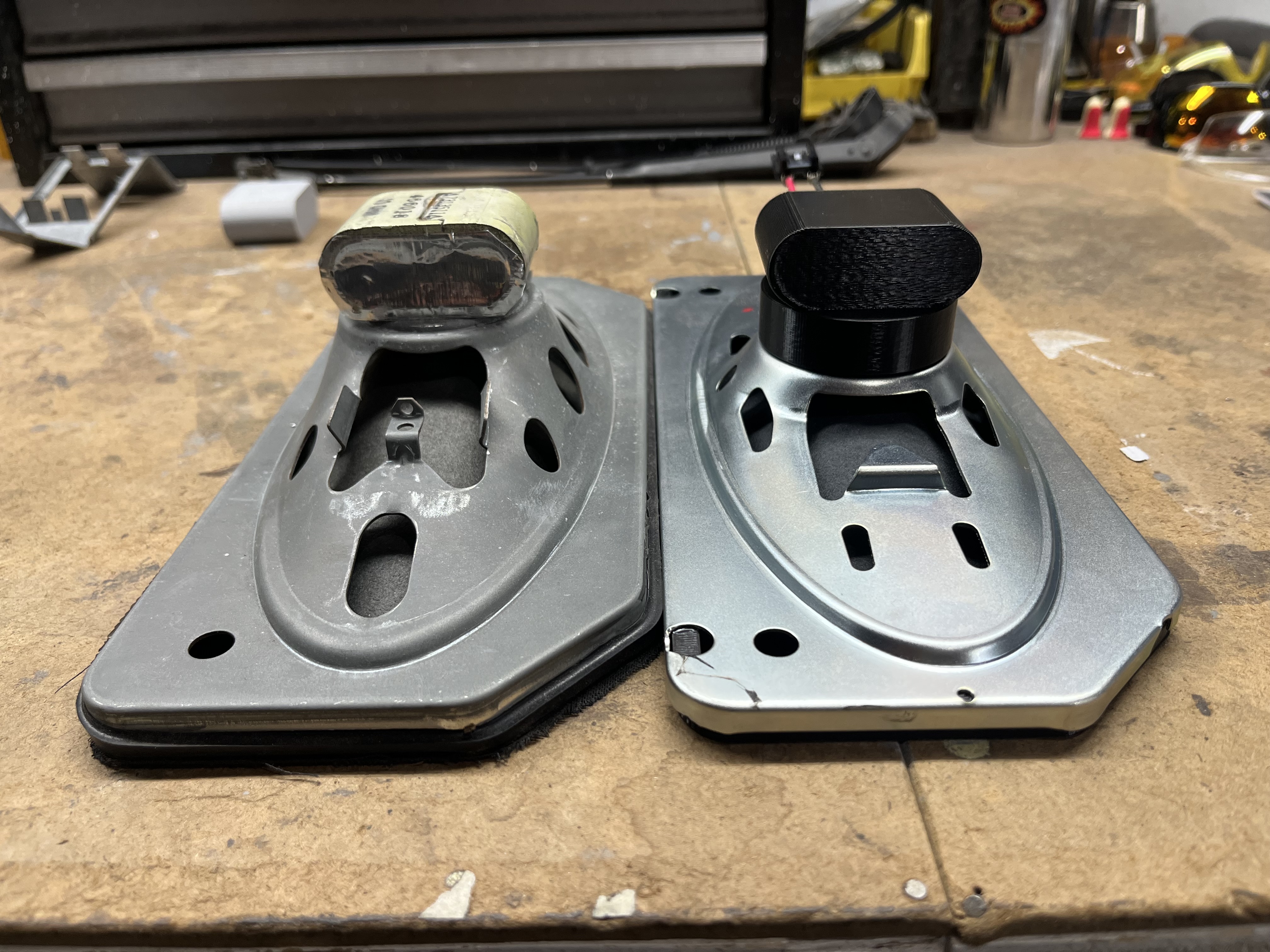 1970 Camaro Speaker Bracket Adapter S&M Electro-Tech 4"x10"