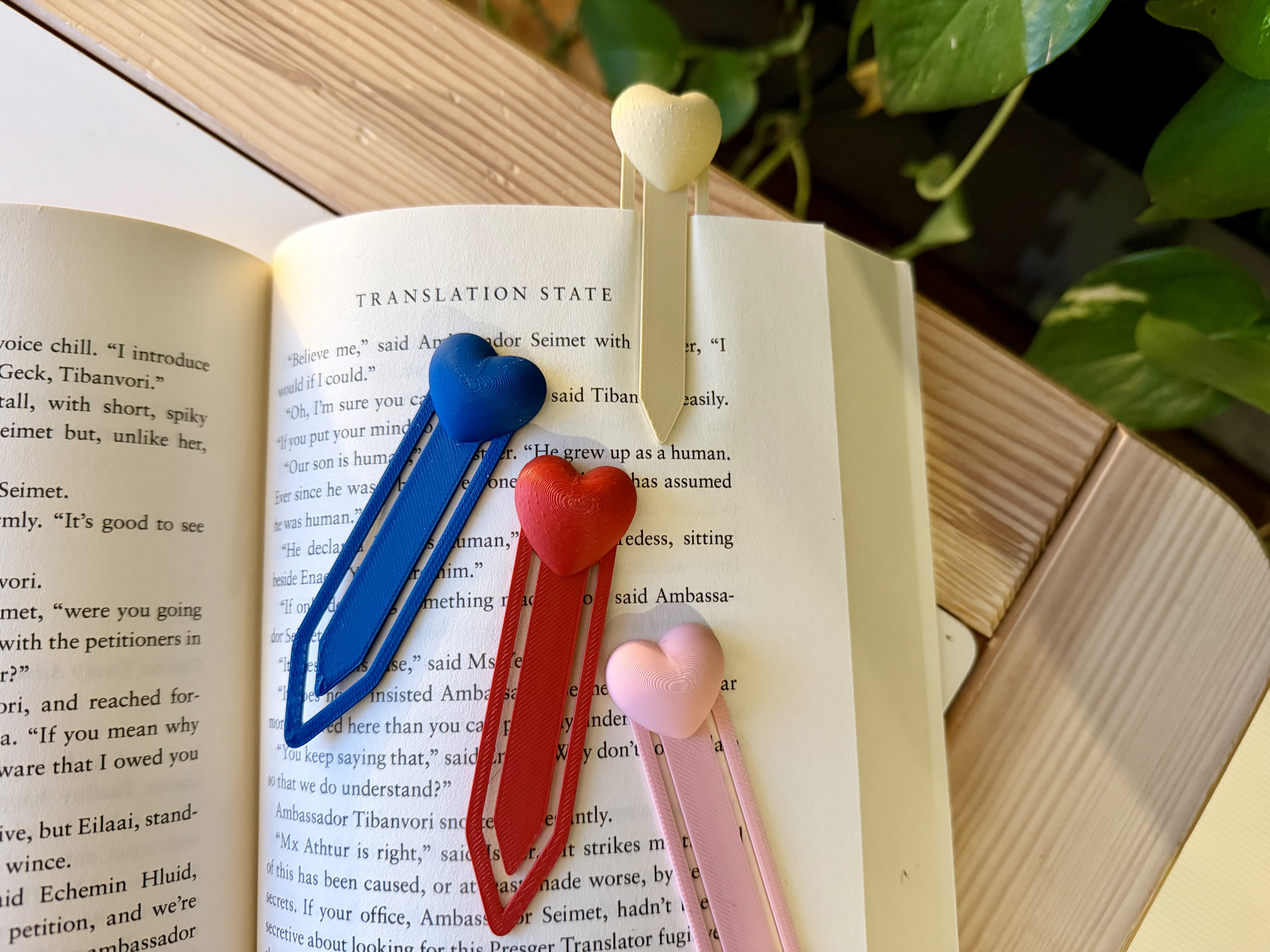 Heart bookmark