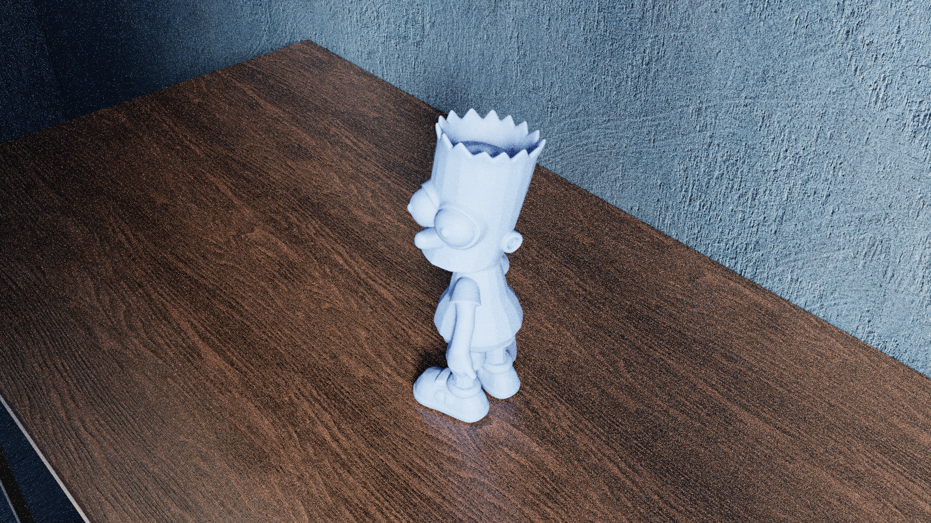 Miniatura 6 do modelo 3D Low Poly Bart Simpson