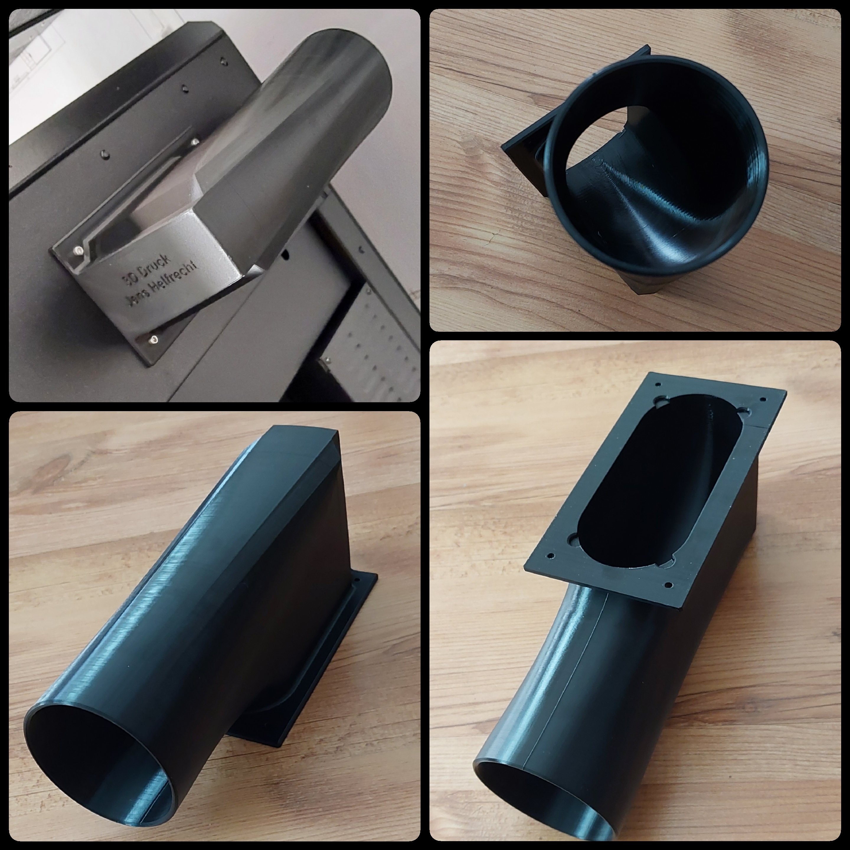 Core One Fan Duct / Vent / Exhaust 90°