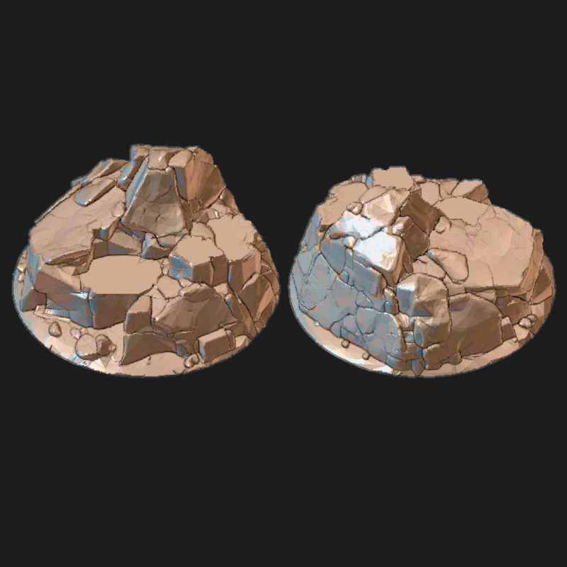 DND Wargame Battlerock FDMfriendly Nosupport Fastprint