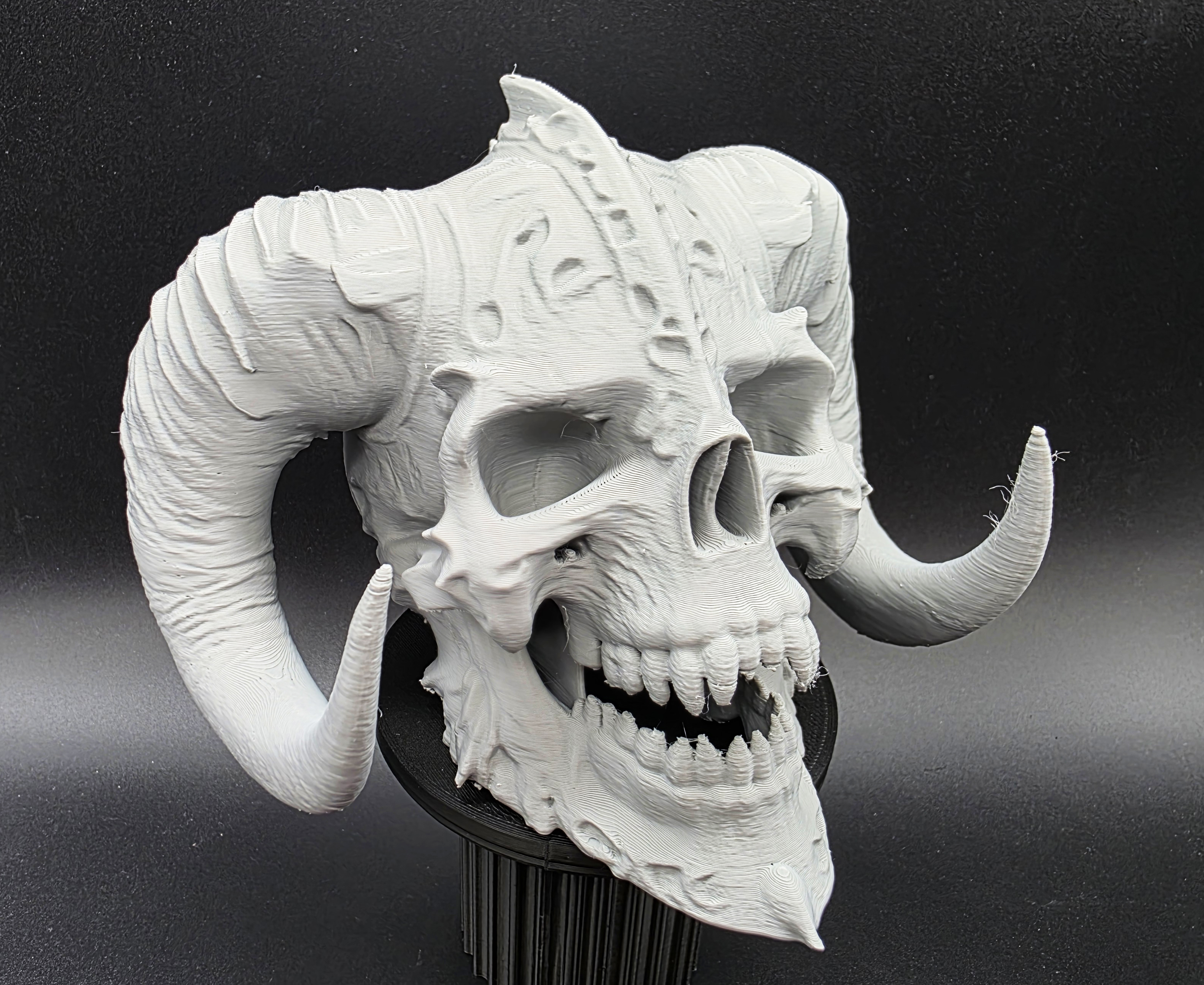 Merciless Bighorn Archdemon Skull