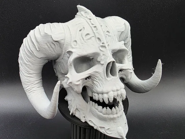 Merciless Bighorn Archdemon Skull