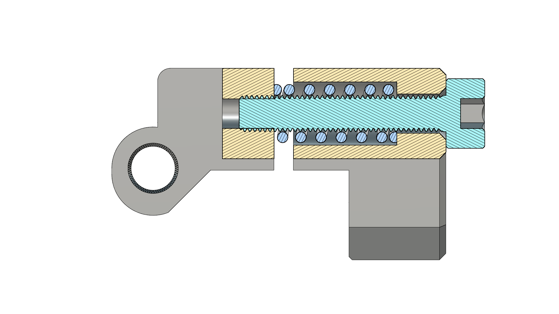 Adjustable Coreone Idler Nut 3D model