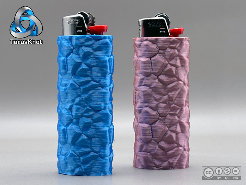 Crystal Texture BIC Lighter Cover