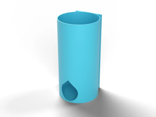 Plastic Bag Dispenser - Wall or Cupboard Door Carrier Bag Holder, No Supports (OpenSCAD)