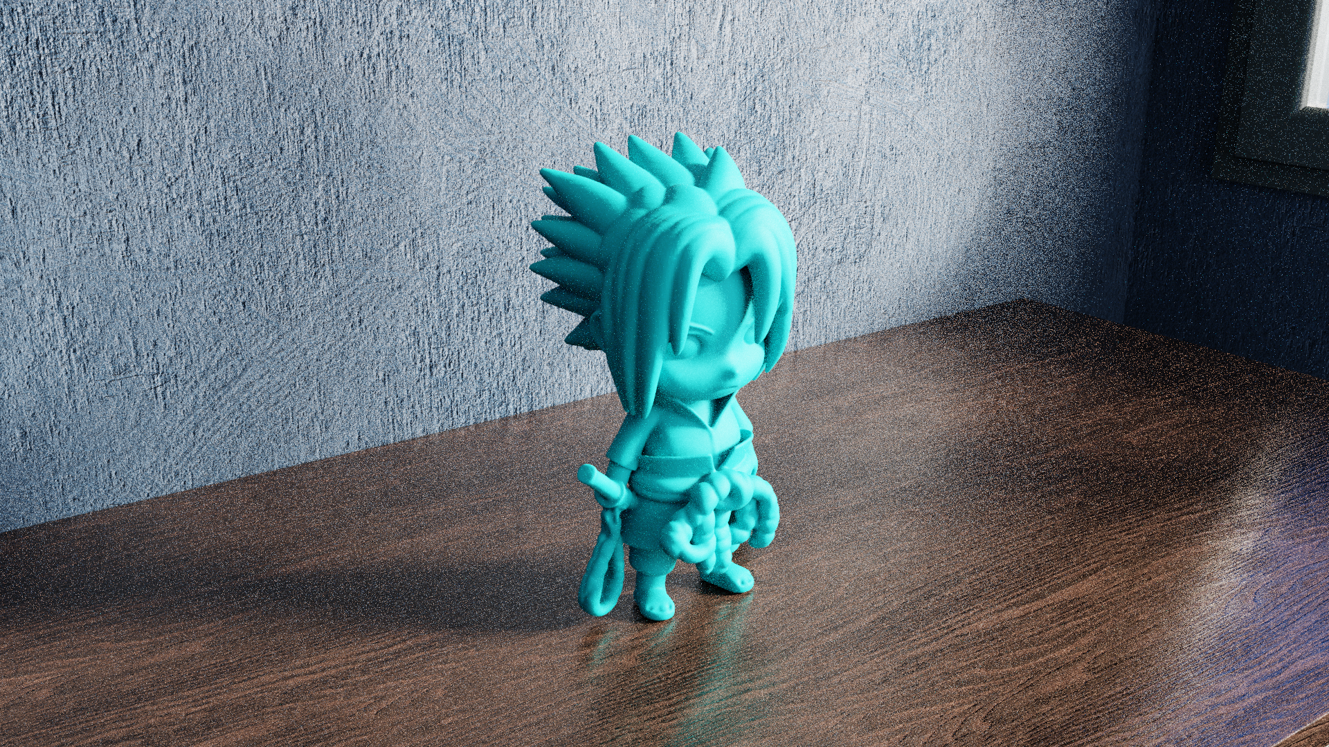Miniatura 9 do modelo 3D Chibi Saske