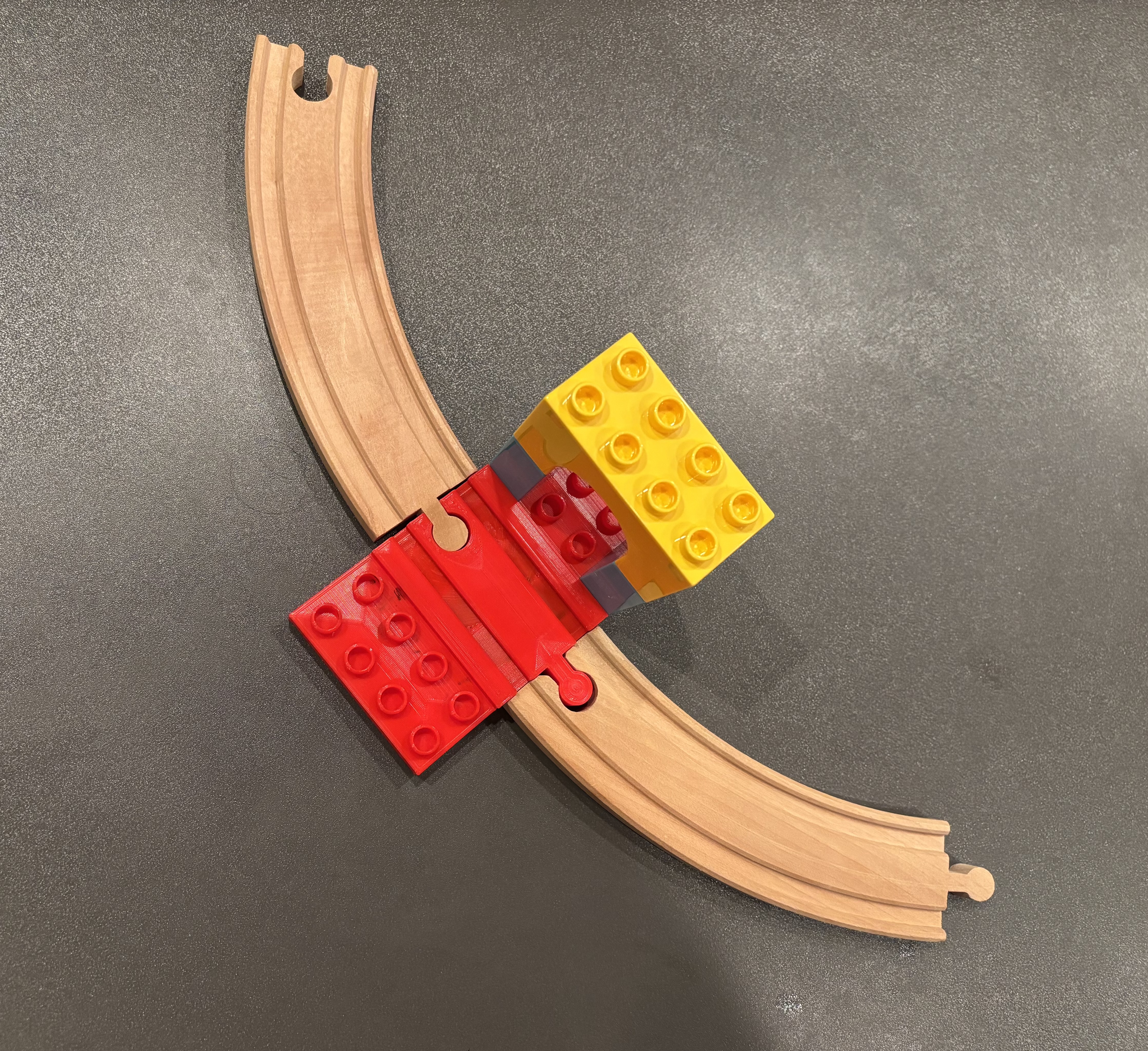 Brio Combined Train Track Duplo Plates Ikea Compatible — miniatura 3