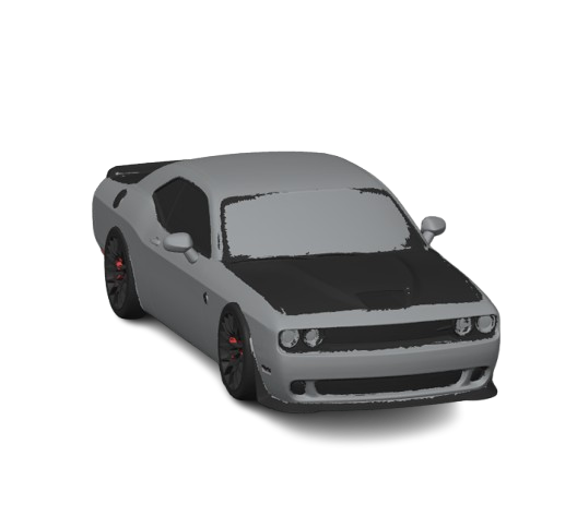 Miniatura 6 do modelo 3D Dodge Challenger SRT Hellcat