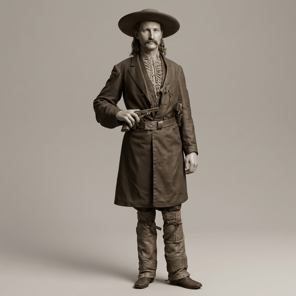 Old West Art - Gunslingers - Wild Bill Hickok
