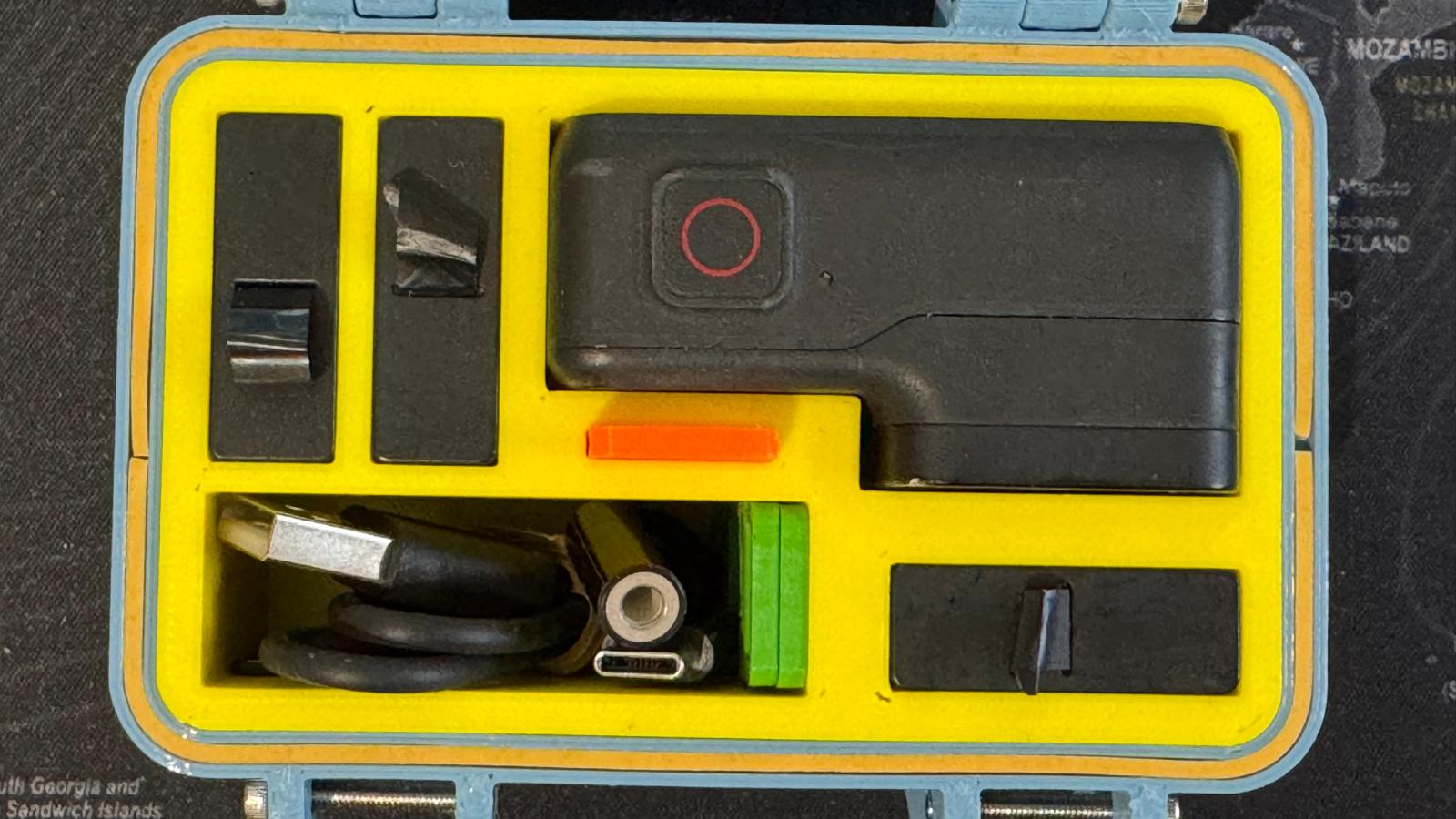 GoPro 7 Rugged Case Insert with 3 Batteries