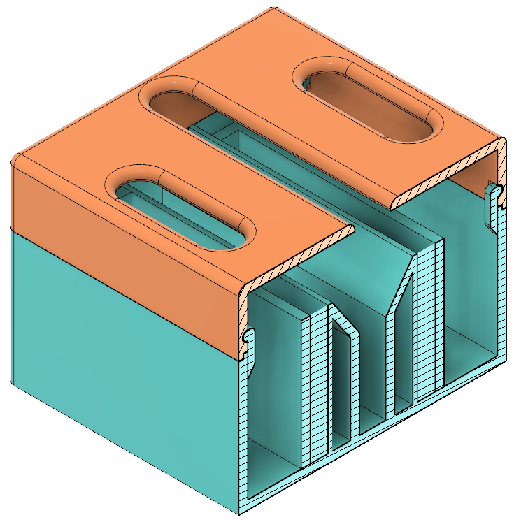 Anti-Magnet / Magnet Box — Two-Part Magnetic Case