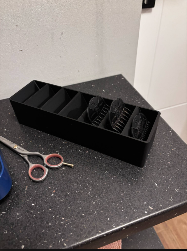 Hair clipper guard stand/holder