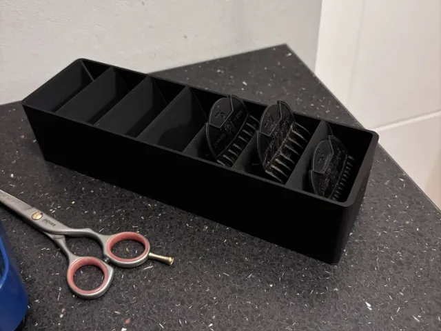 Hair clipper guard stand/holder