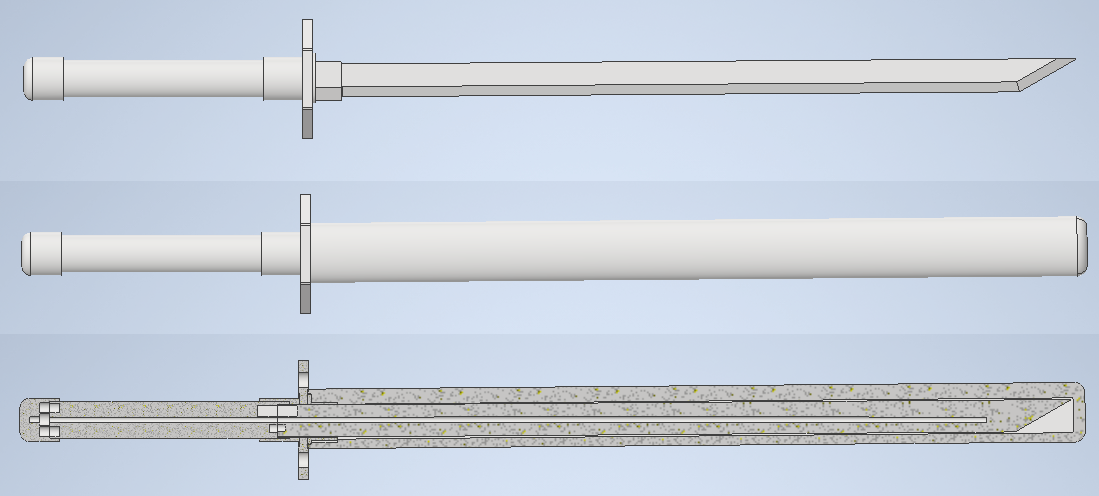 Anime Bleach katana for cosplay