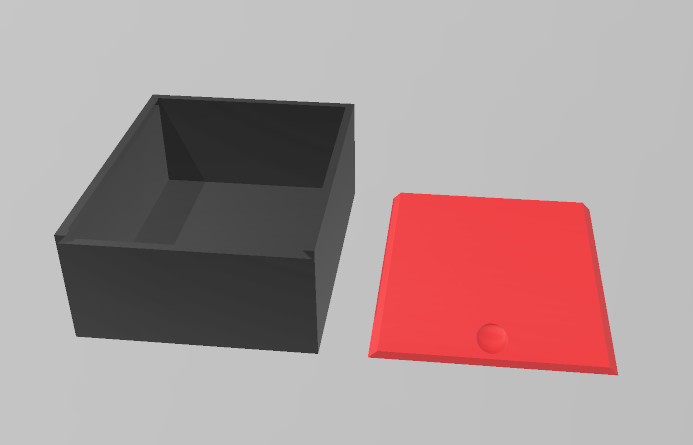 Caja Paramétrica con Tapa Deslizante y Texto Personalizable