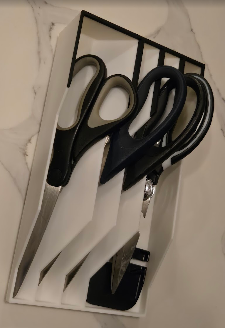 Gridfinity 3x5.5 Tilted Scissor Rack for Drawers