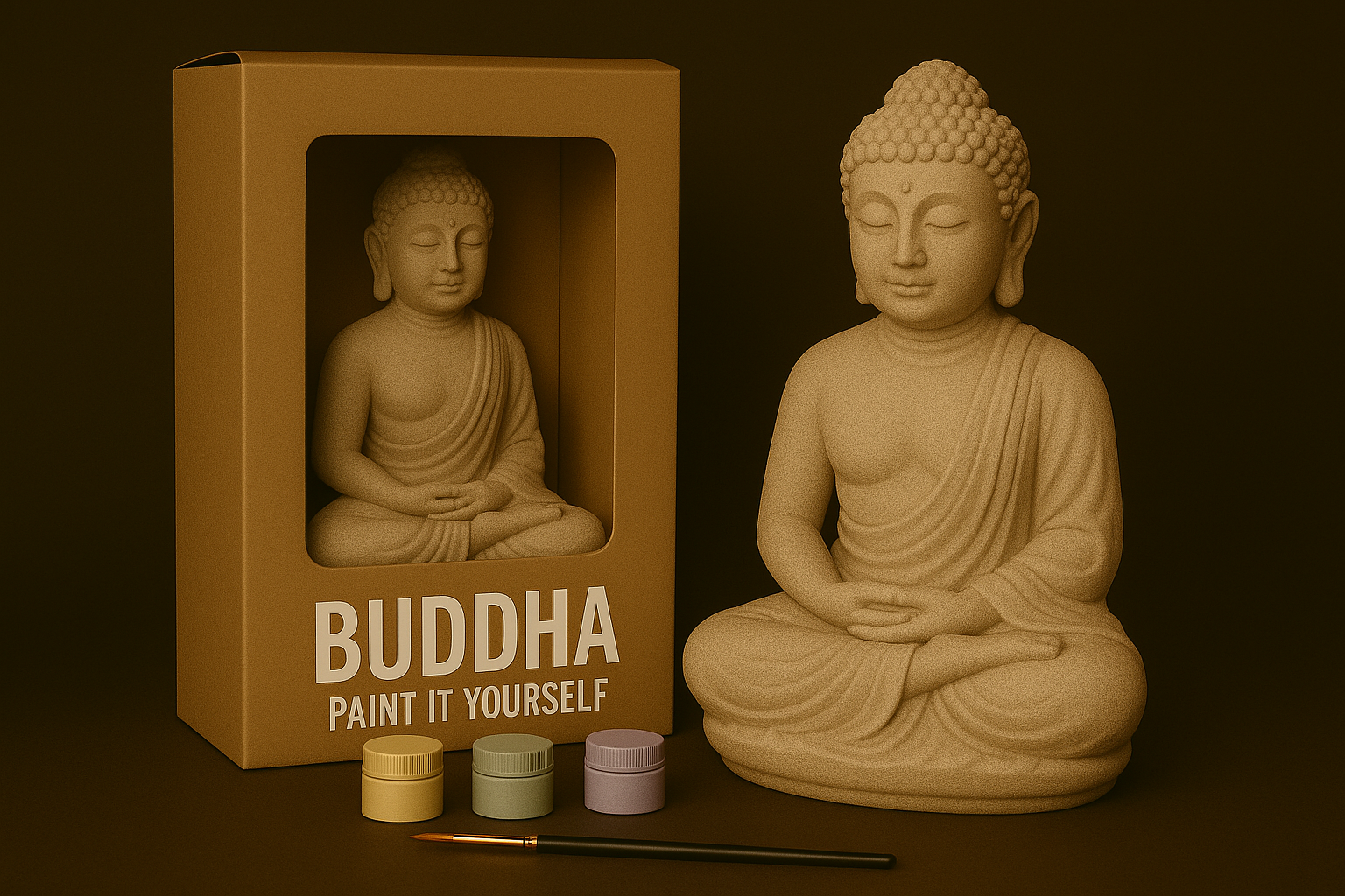 Buddha – Paint-It-Yourself