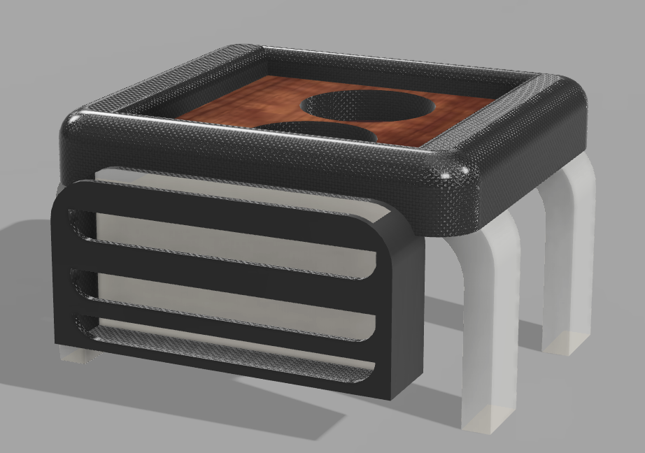 Arm rest table / sofa cup or remote holder