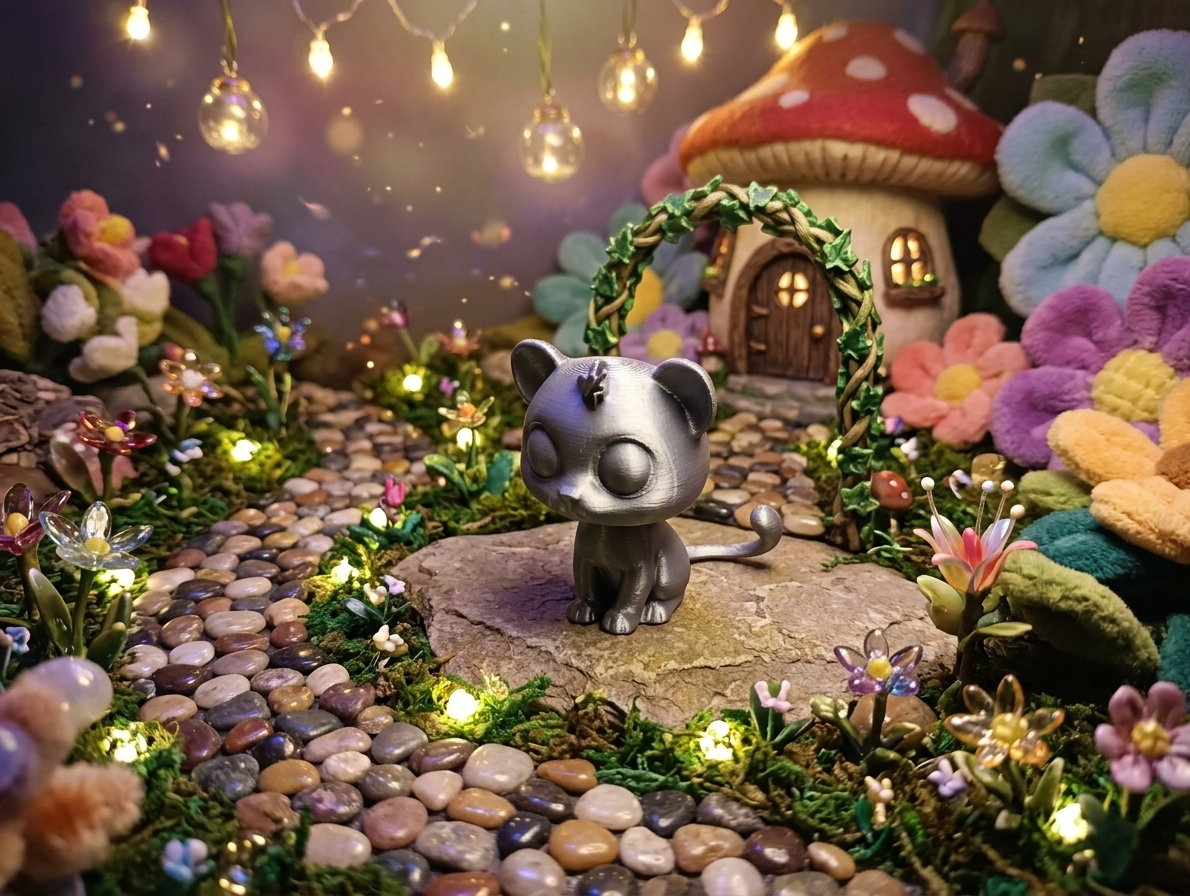 Puma Chibi – Cute Wild Cat Figurine 3D model by Wild190