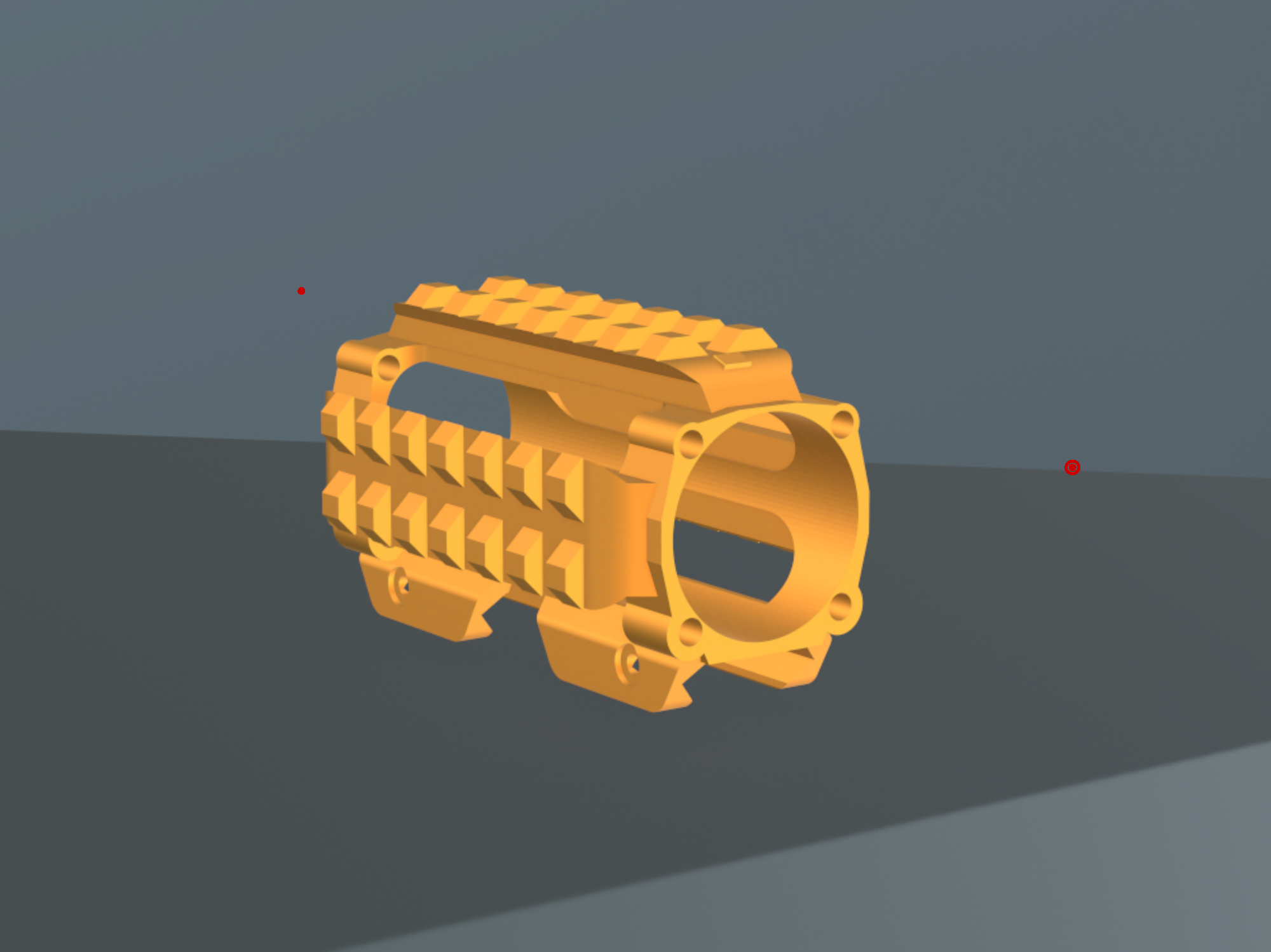 The 3rd rail mountable blaster.