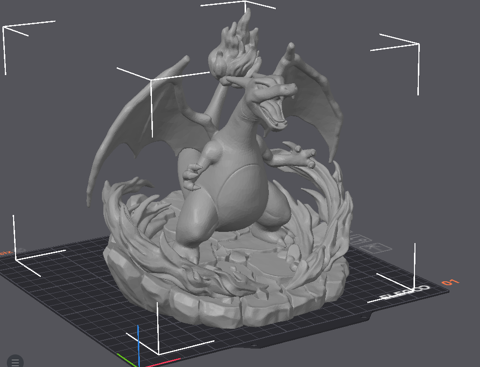 Charizard is a high-polygon, no/ams, modular Pokemon. Charizard yüksek poligonlu. no/ams. modüler Pokemon