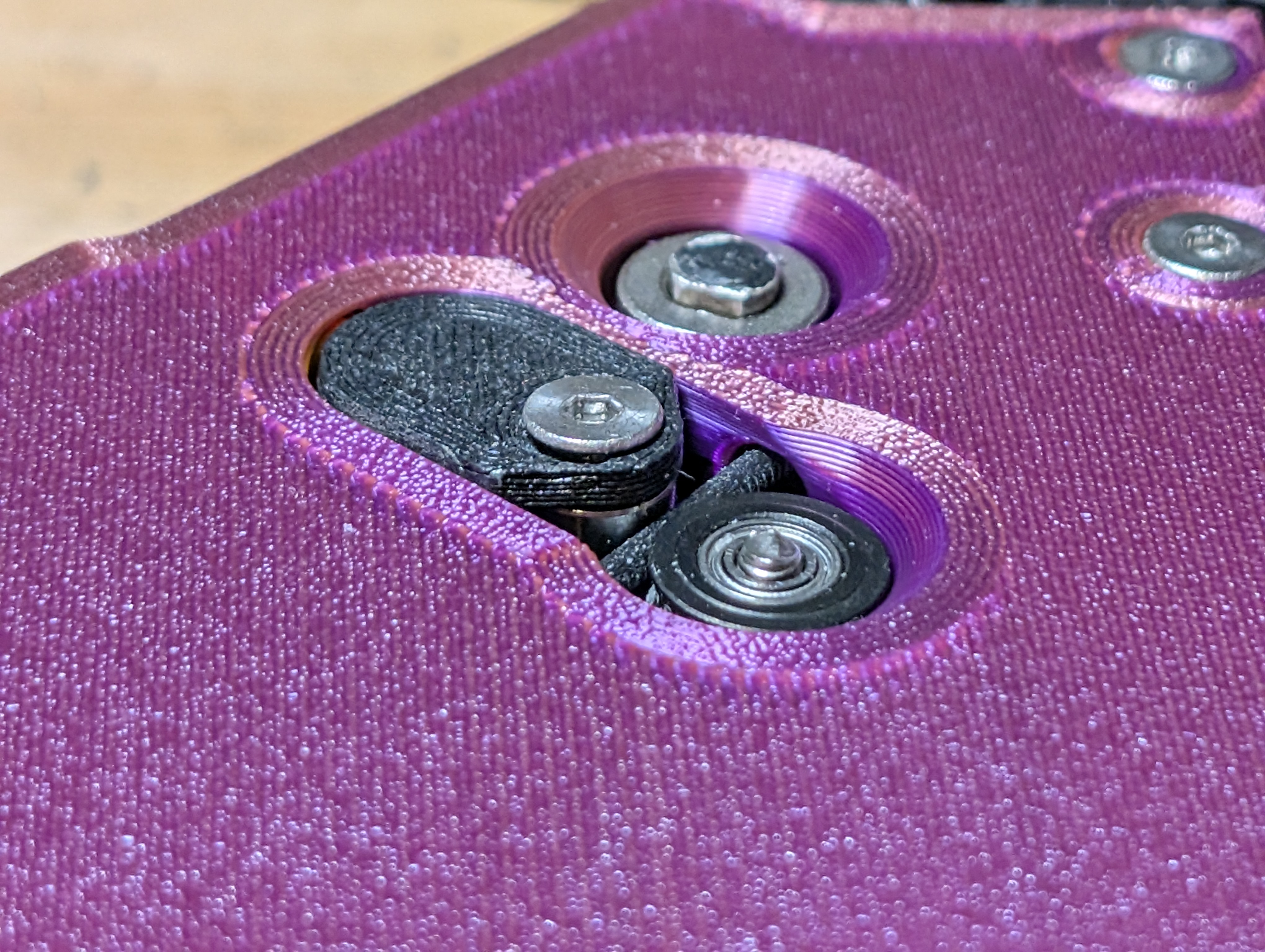 Bambu extruder gear + adjustable tensioner mod for Lemontron